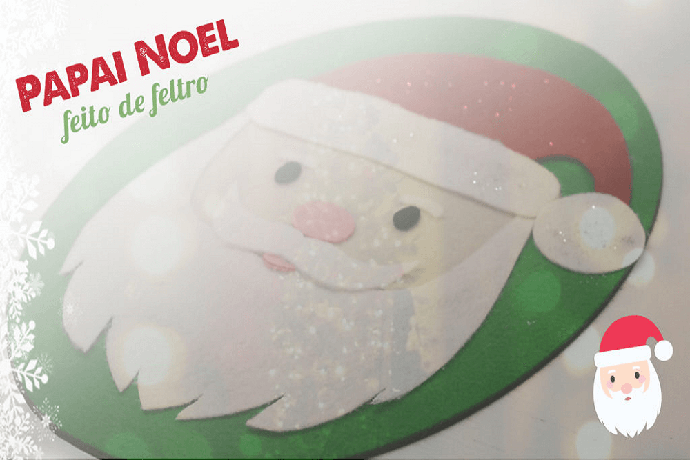 Enfeite de feltro: o Papai Noel de feltro vai animar seu natal!